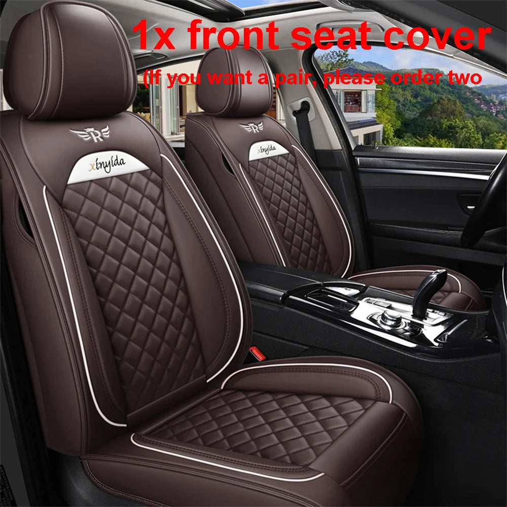 Universal Leather Car Seat Covers for Volkswagen VW touran Variant magotan JETTA passat polo golf touareg Interior Accessories