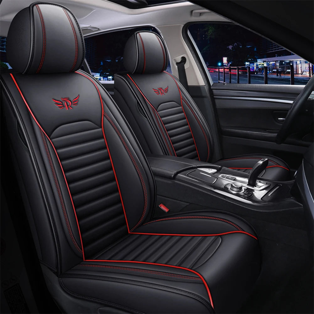 Universal Leather Car Seat Cover for Suzuki ignis Wagon r sx4 2008 Grand Vitara Jimny Swift Kizashi Accessories Seat Cover