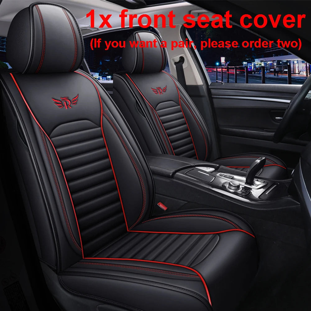 Universal Leather Car Seat Cover for Suzuki ignis Wagon r sx4 2008 Grand Vitara Jimny Swift Kizashi Accessories Seat Cover