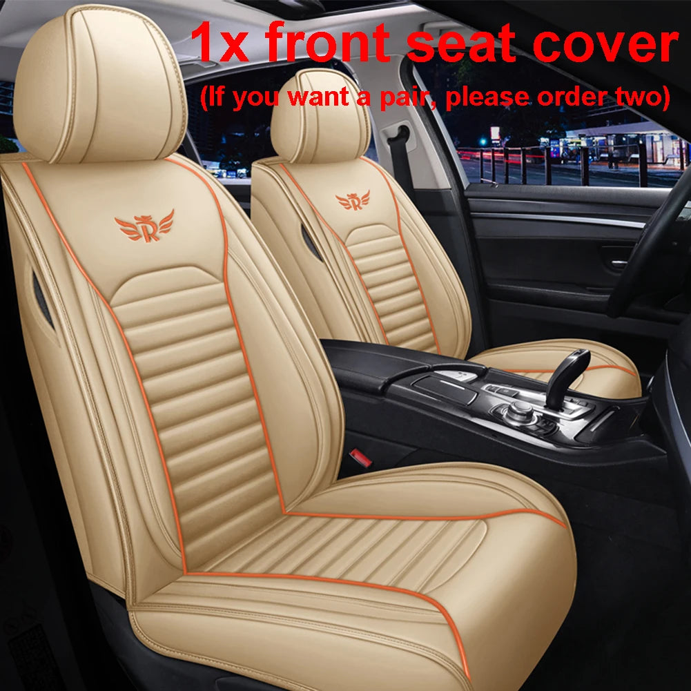 Universal Leather Car Seat Cover for Suzuki ignis Wagon r sx4 2008 Grand Vitara Jimny Swift Kizashi Accessories Seat Cover
