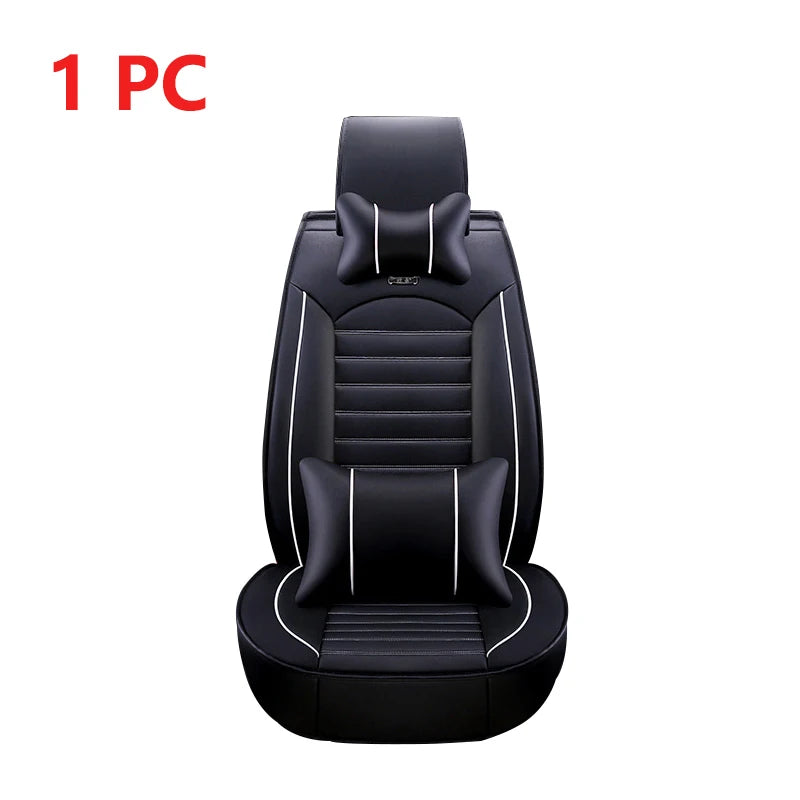 Leather Universal Car Seat Covers for Subaru XV forester outback legacy impreza Tribeca auto interior accessories styling