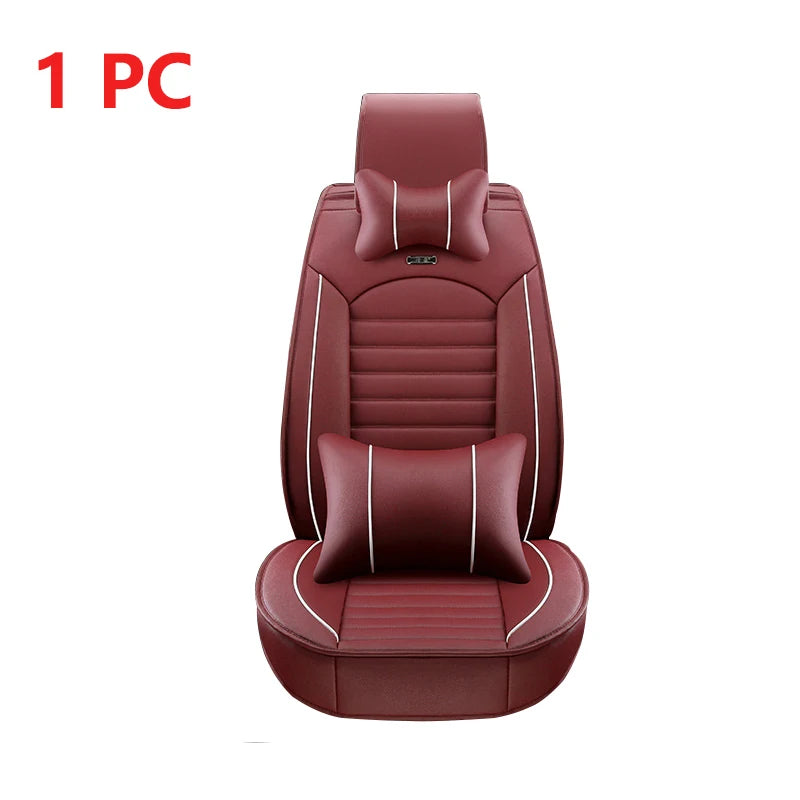 Leather Universal Car Seat Covers for Subaru XV forester outback legacy impreza Tribeca auto interior accessories styling