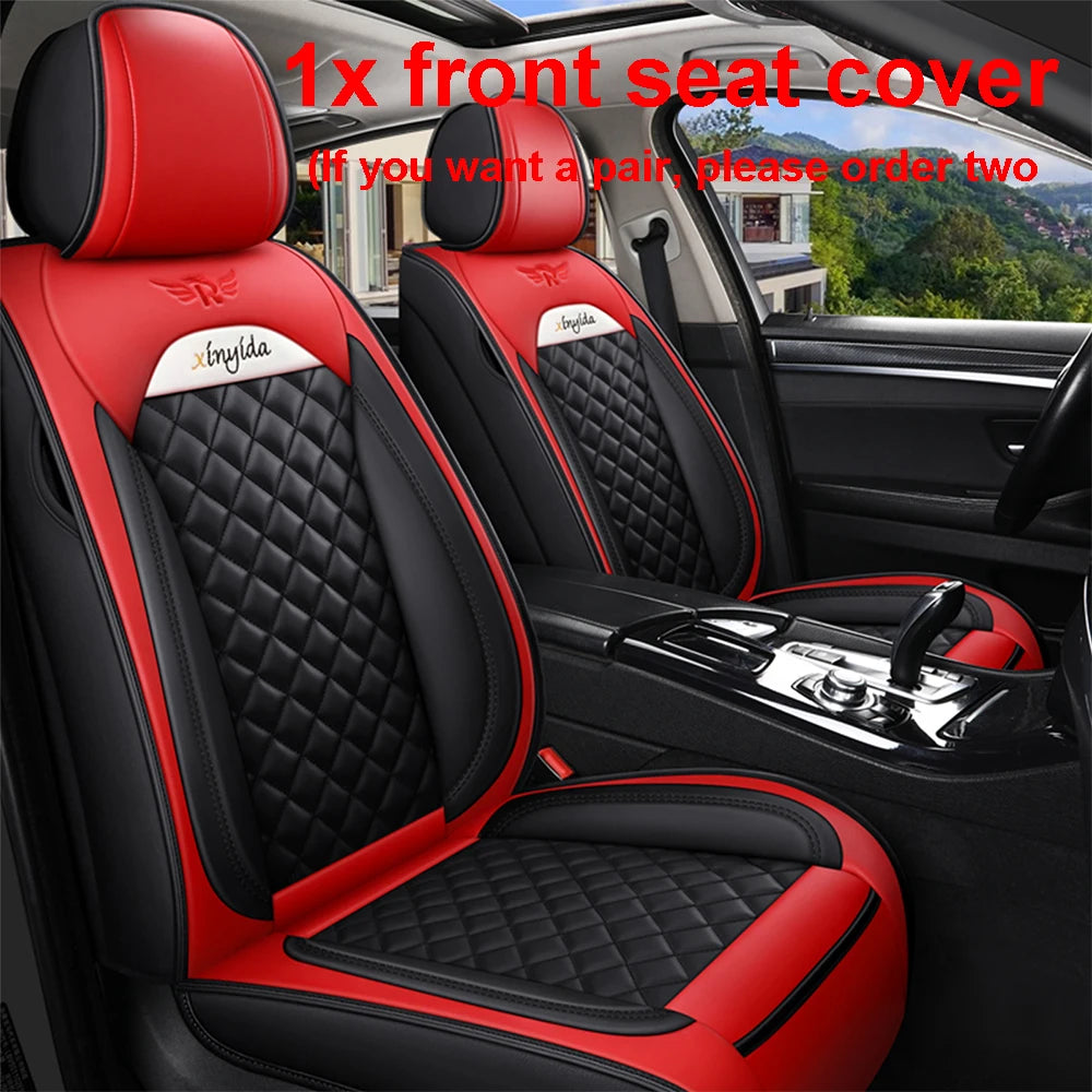 Universal Leather Car Seat Covers for Volkswagen VW touran Variant magotan JETTA passat polo golf touareg Interior Accessories