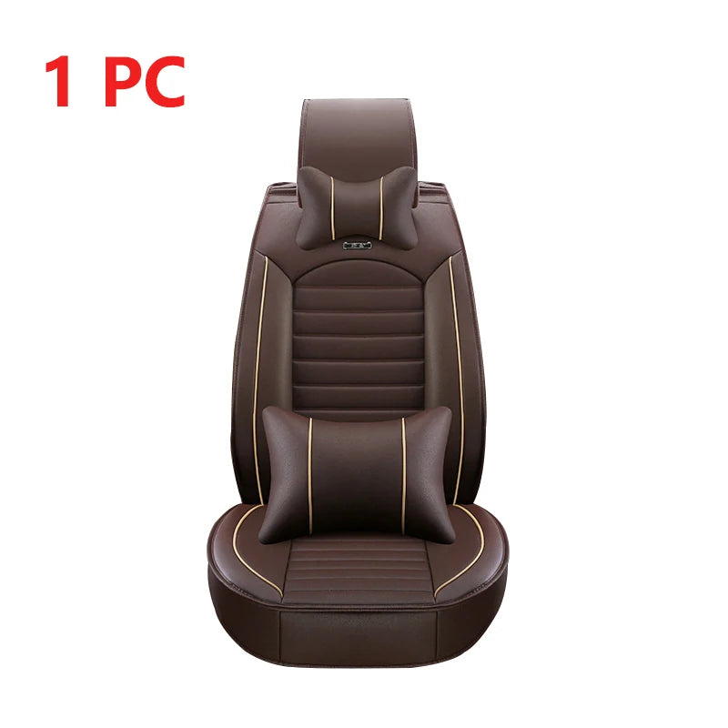 Leather Universal Car Seat Covers for Subaru XV forester outback legacy impreza Tribeca auto interior accessories styling