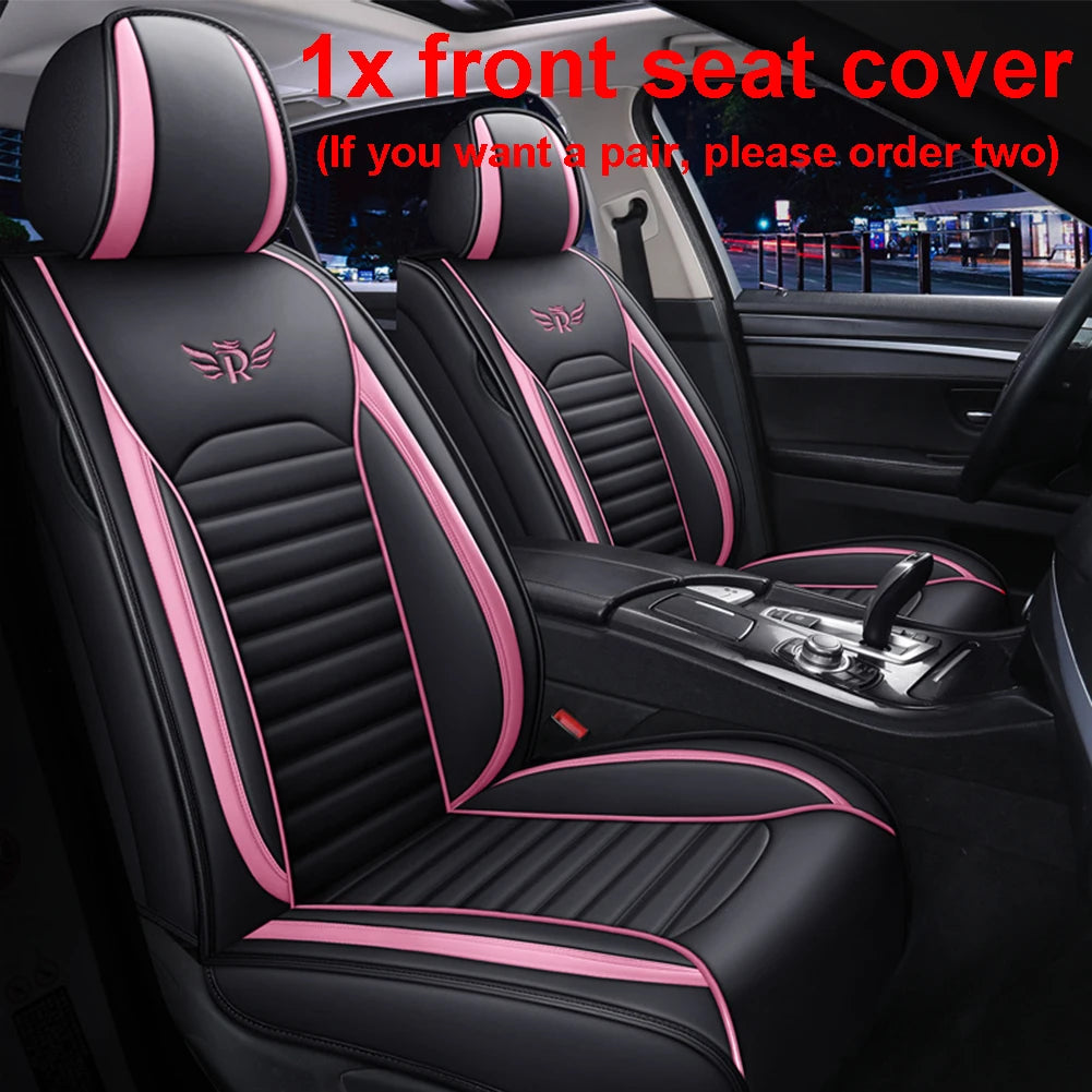 Universal Leather Car Seat Cover for Suzuki ignis Wagon r sx4 2008 Grand Vitara Jimny Swift Kizashi Accessories Seat Cover