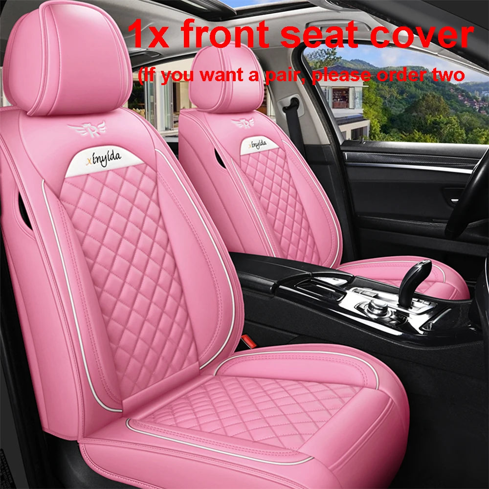 Universal Leather Car Seat Covers for Volkswagen VW touran Variant magotan JETTA passat polo golf touareg Interior Accessories