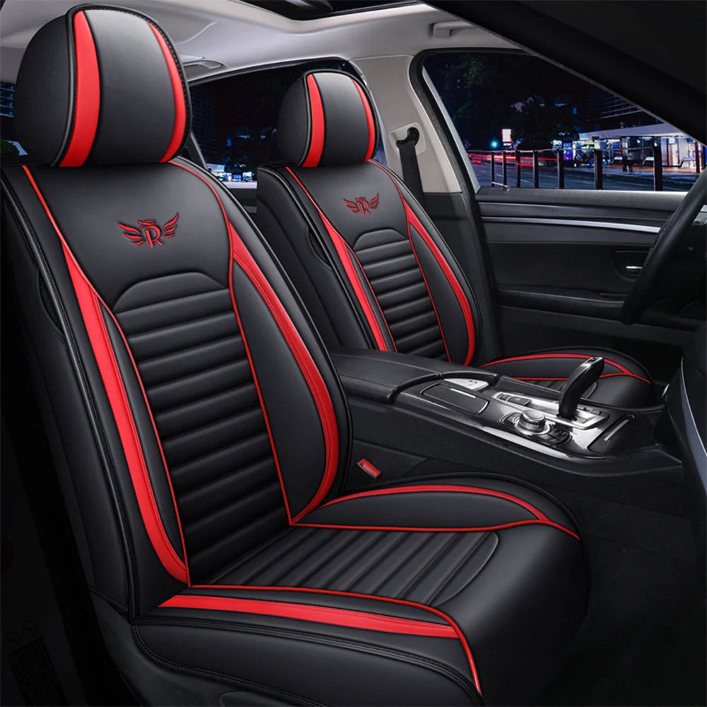 Universal Leather Car Seat Cover for Suzuki ignis Wagon r sx4 2008 Grand Vitara Jimny Swift Kizashi Accessories Seat Cover