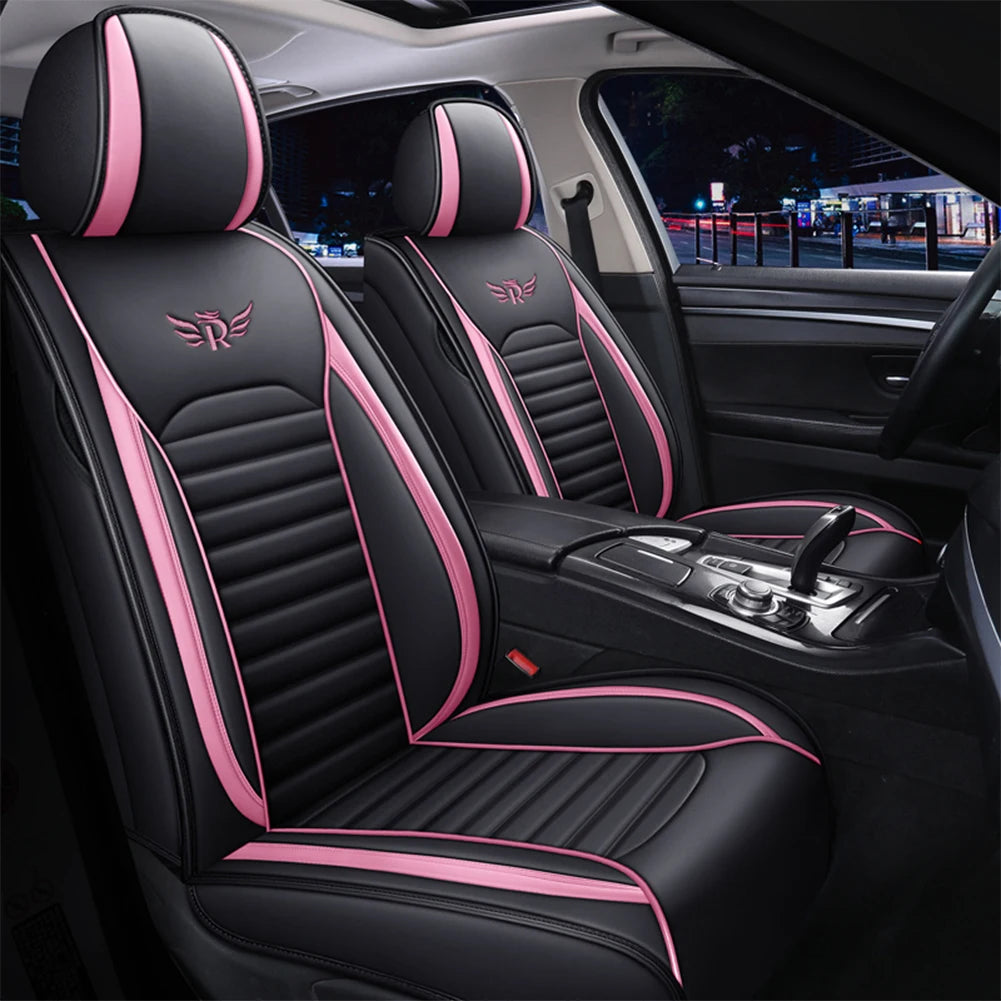 Universal Leather Car Seat Cover for Suzuki ignis Wagon r sx4 2008 Grand Vitara Jimny Swift Kizashi Accessories Seat Cover