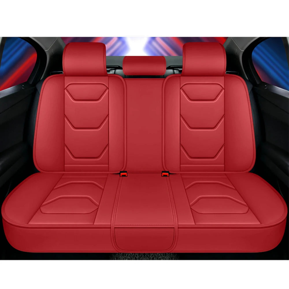 Universal Leather Car Seat Covers for for Subaru Legacy 2014 2022 Impreza XV Forester 2010 2015 Outback 2012 Auto Accessories