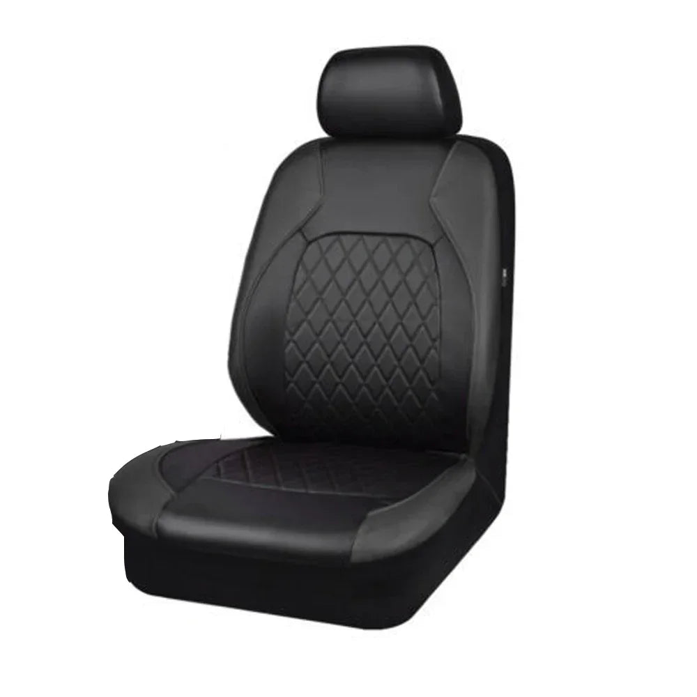 Universal Fit Most Car PU Leather Car Seat Covers Airbag Compatible Car Interior Accessories Front/ Rear/ Full Set Cover Cushion