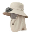 New Wide Brim Solar Fan Hat Sun Protection With Dual Solar Power Fan Outdoor Beach ‌Hike Fishing Hat For Men Women Fisherman Hat