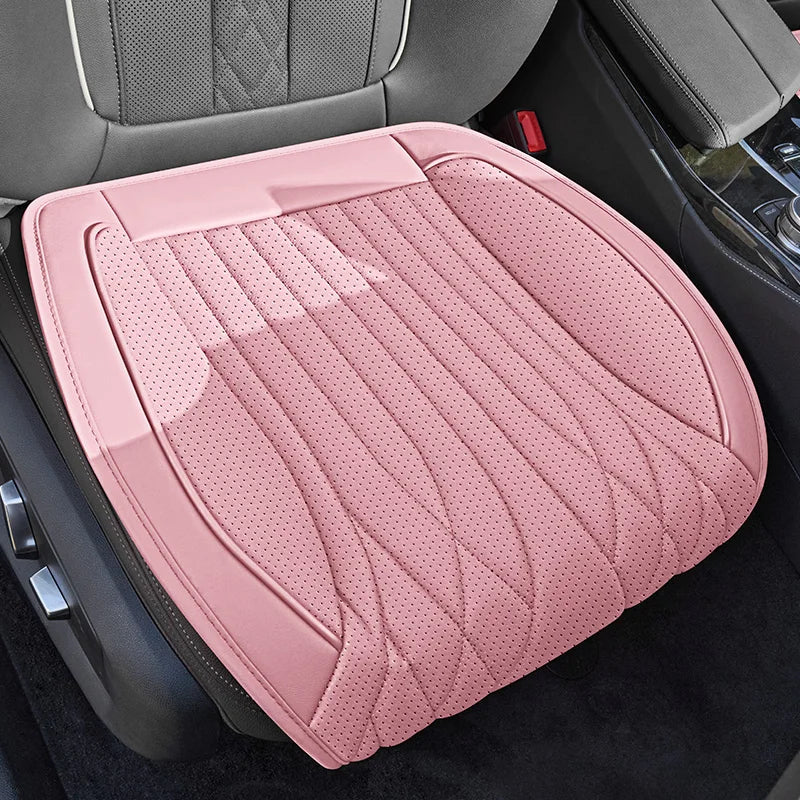 Universal Car Seat Cushion for the Front Row, Comfortable, Breathable, Wear-Resistant, Durable Nappa Leather Car Seat Cushion, Suitable for Various Seats in Multiple Settings, Available in 6 Color Options, a Must-Have Accesso