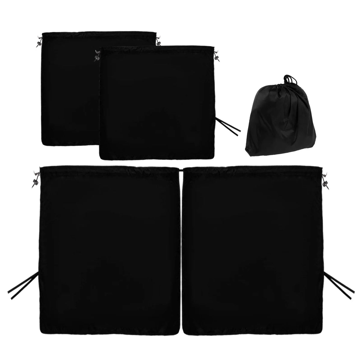 Car Blackout Curtains Sunshade Side Windows Car Partition Curtains Between the Front and Rear Seats Car Privacy Curtains Travel
