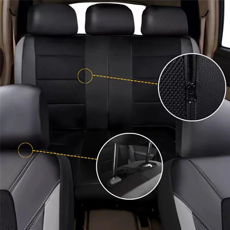 Universal Car Seat Cover For Kia Picanto Soul Carens Jaguar XF XE Jetour X70 Aiways U5 MG ZS Fit Most Sedans Vans SUVs Trucks