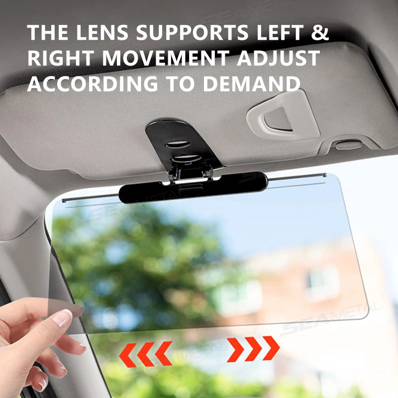 BLALION Car Sun Visor Universal Rotatable Adjustable Anti-Dazzle Anti-UV Polarized Sunshade Plate Clear Vision Anti-Glare Parts
