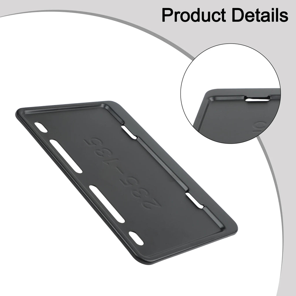 1PC Motorcycle License Plate Frame For Philippine Motorcycle License Plate Frame Carbon Fiber  Rustproof Motorcycle Plate Holder