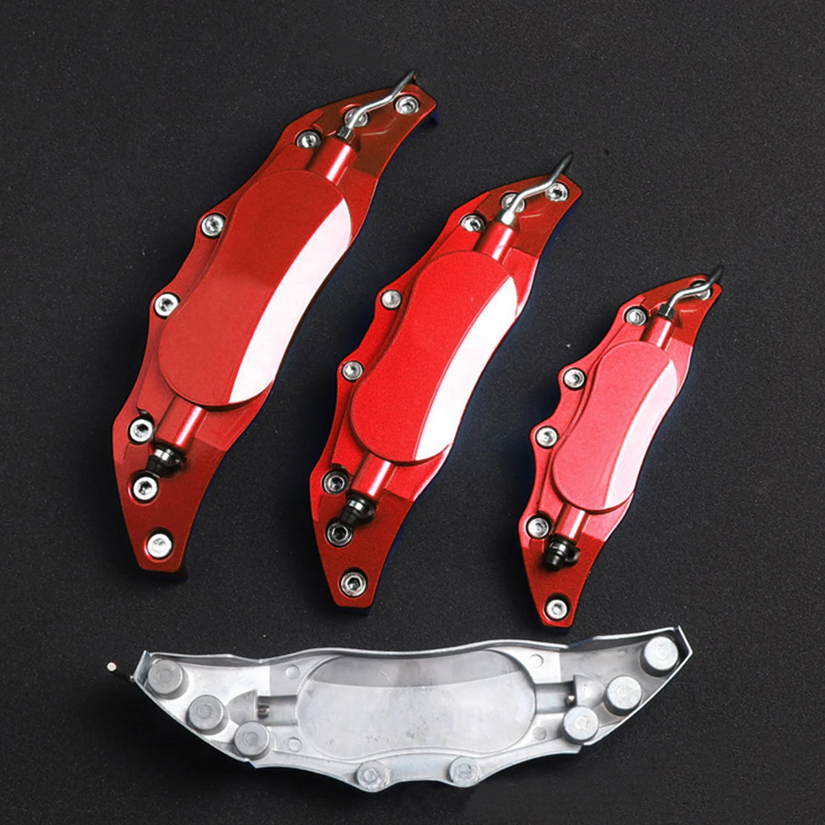 Car Brake Caliper Cover Aluminum Alloy Disc Brake Caliper Fake Covers Safely Protect Car Brake Calipers Car Wheel Modification