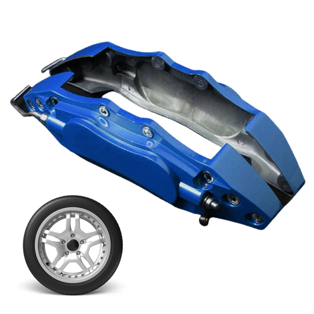 Car Brake Caliper Cover Aluminum Alloy Disc Brake Caliper Fake Covers Safely Protect Car Brake Calipers Car Wheel Modification