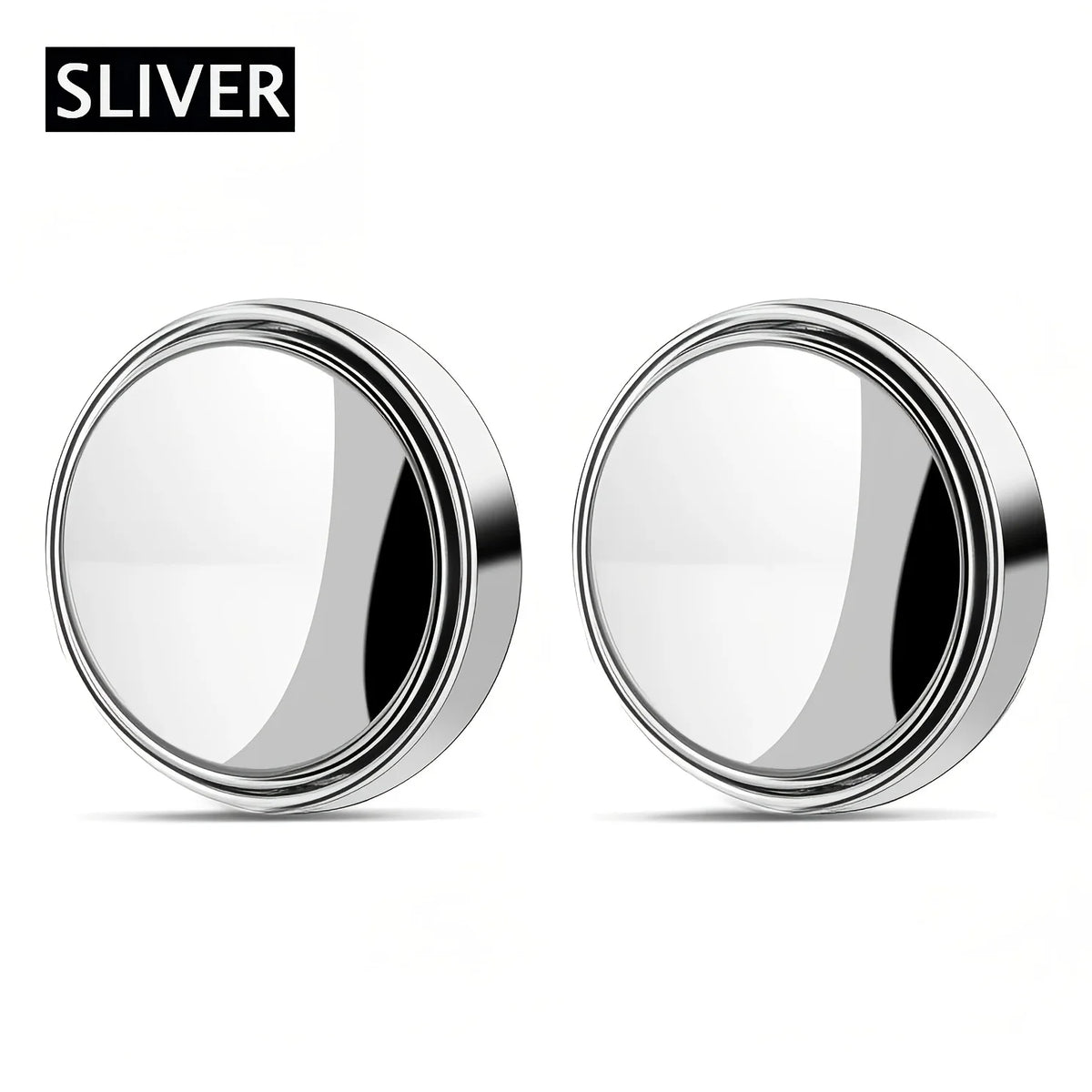 2-piece Set of 360 Degree High-definition Circular Car Rearview Mirrors, Reverse Blind Spot Rearview Mirror Auxiliary Mirror - AliExpress