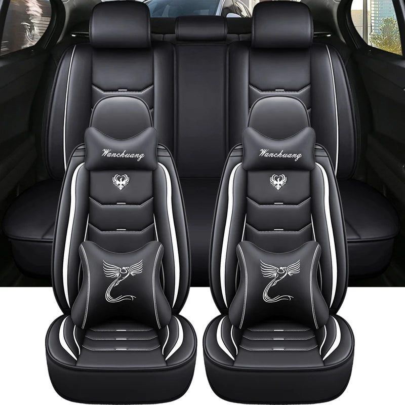 Universal Leather Car Seat Cover For Golf 7 Megane 4 Cupra Formentor Nissan Qashqai j11 J10 E90 Accsesories Interior Covers