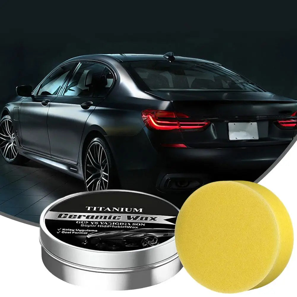 All In One Car Care Ceramic Wax Build Glossy Protective Layer Repair Tiny Paint Scratches Improve Overall Vehicle Surface Bright