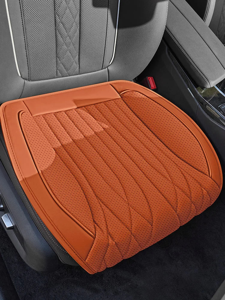 Universal Car Seat Cushion for the Front Row, Comfortable, Breathable, Wear-Resistant, Durable Nappa Leather Car Seat Cushion, Suitable for Various Seats in Multiple Settings, Available in 6 Color Options, a Must-Have Accesso