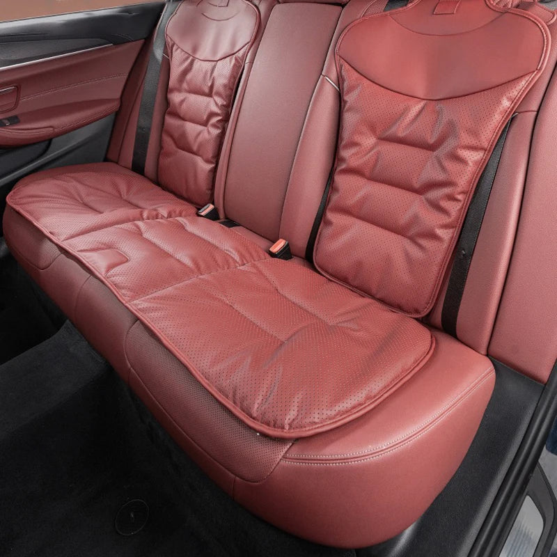 Universal Car Seat Cover PU Leather Cars Seat Waist Cushion Covers Four Season Auto Interior Seats Protection Pad Car Accessorie