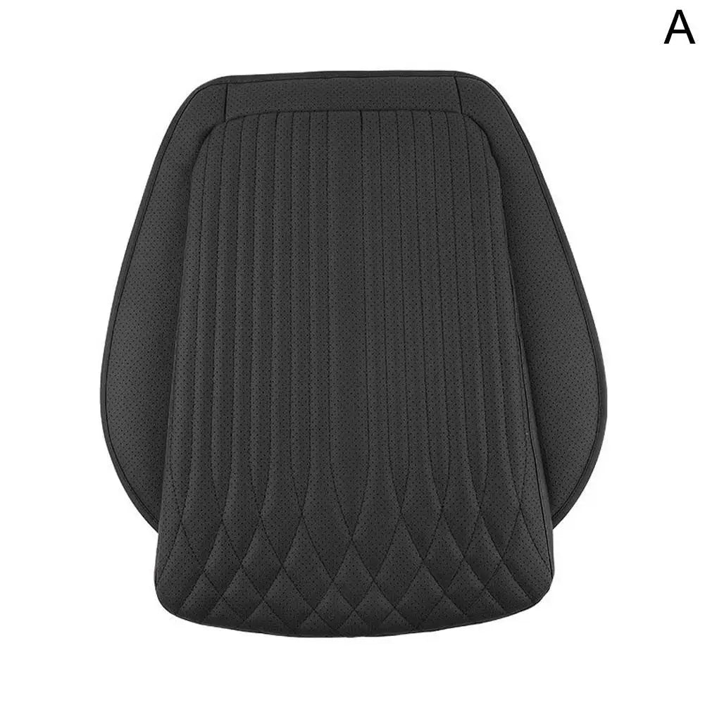 54cm Universal Car Seat Cushion - Breathable Leather with Non-Slip Grip, High Rebound Sponge Support Pad for Commercial Vehicles
