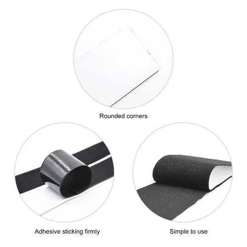 2Pcs Frameless License Plate Holder Harmless Polyester Adhesive Number Plate Holder Durable Car Plate Frame Holder Accessories