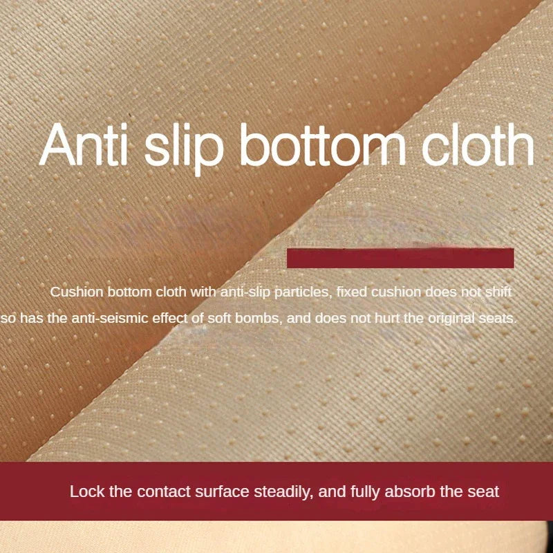 Car Seat Cover Universal PU Leather Seat Cushion Protective Cover Auto Protector Pad with Storage Pocket Four Seasons