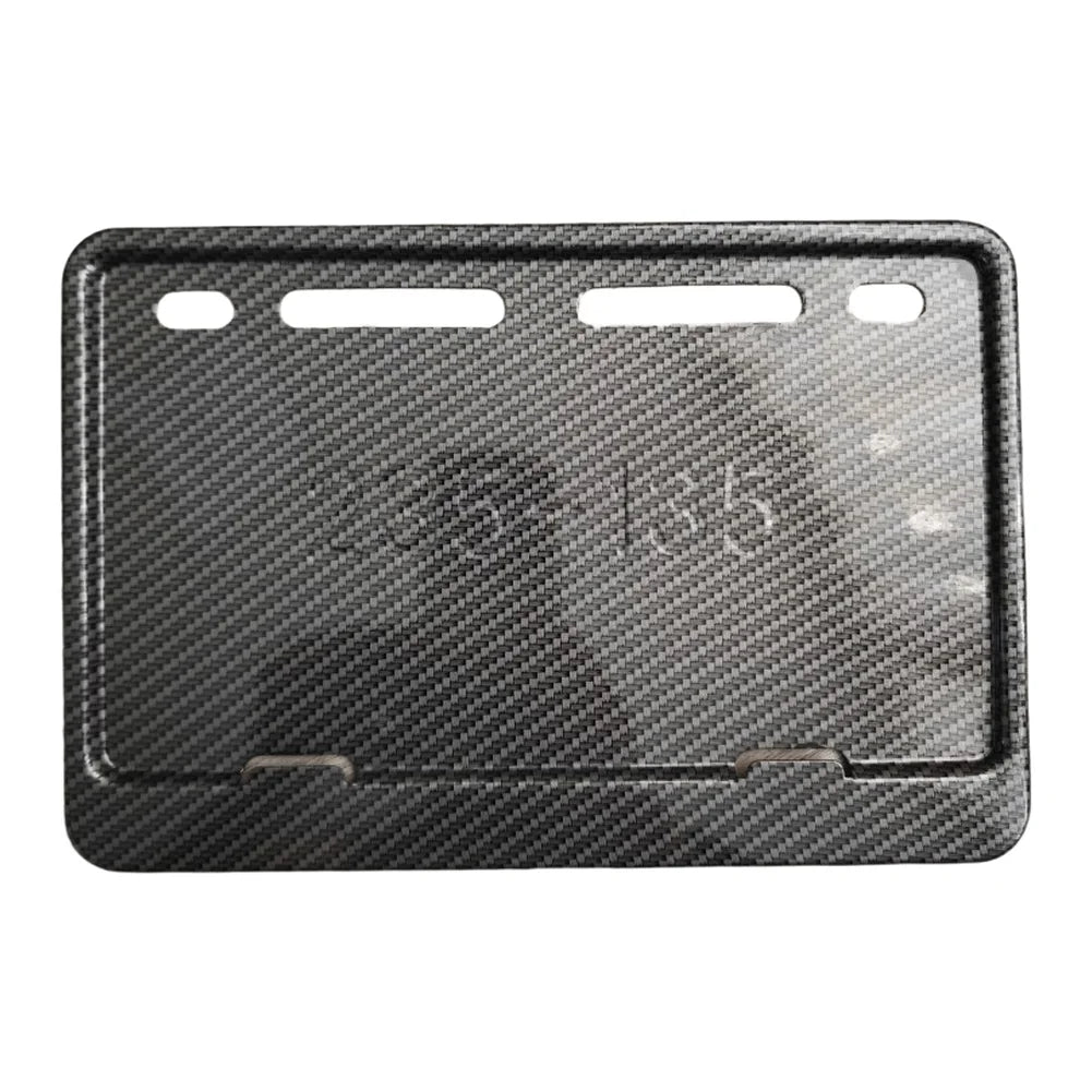 1PC Motorcycle License Plate Frame For Philippine Motorcycle License Plate Frame Carbon Fiber  Rustproof Motorcycle Plate Holder