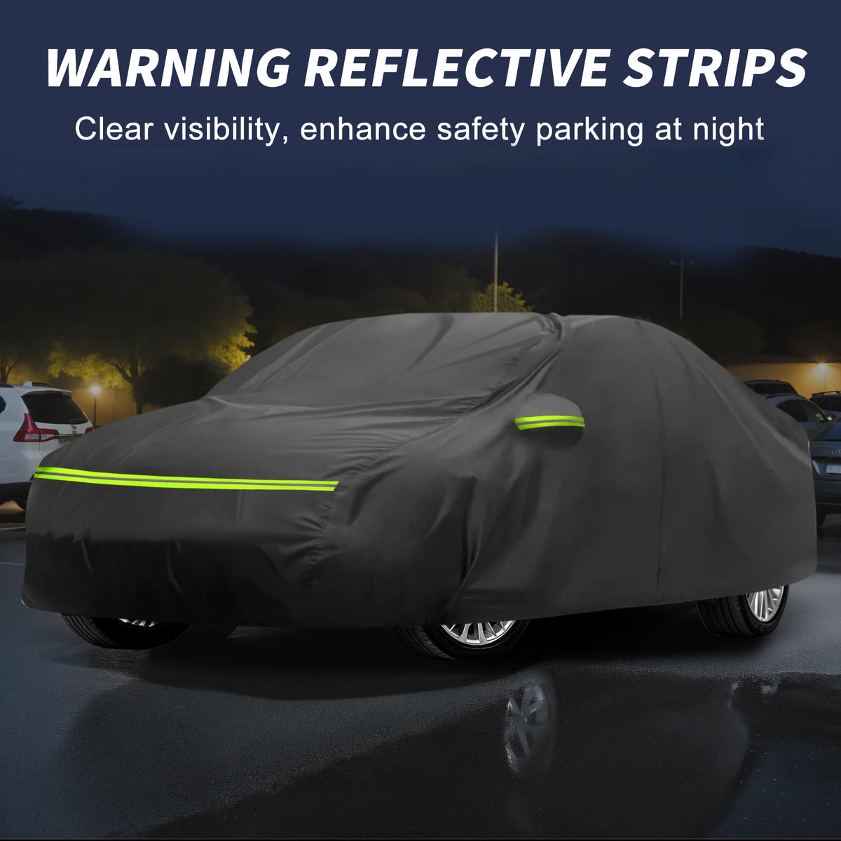 UXCELL Uxcell Car Cover for Mercedes-Benz C-Klasse W206 Estate 2014-2023 210D-PU Outdoor Full Car Cover All Weather Sun
