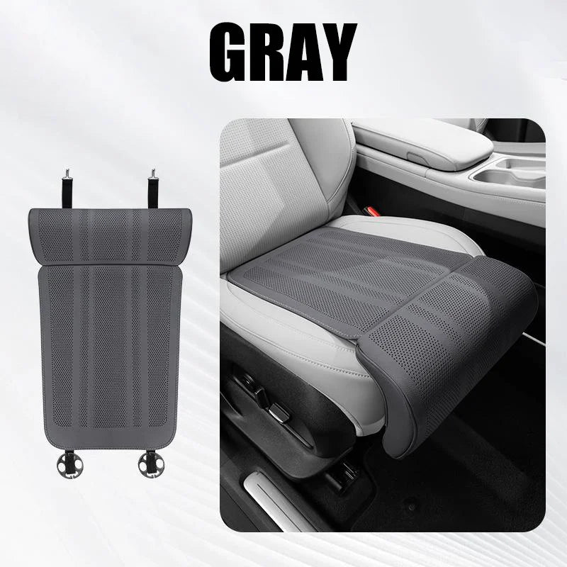 Universal Car Seat Cover with Leg Support Cushion Anti Slip Breathable Seat Protection Pad Legrest Cushion Relieve Soreness