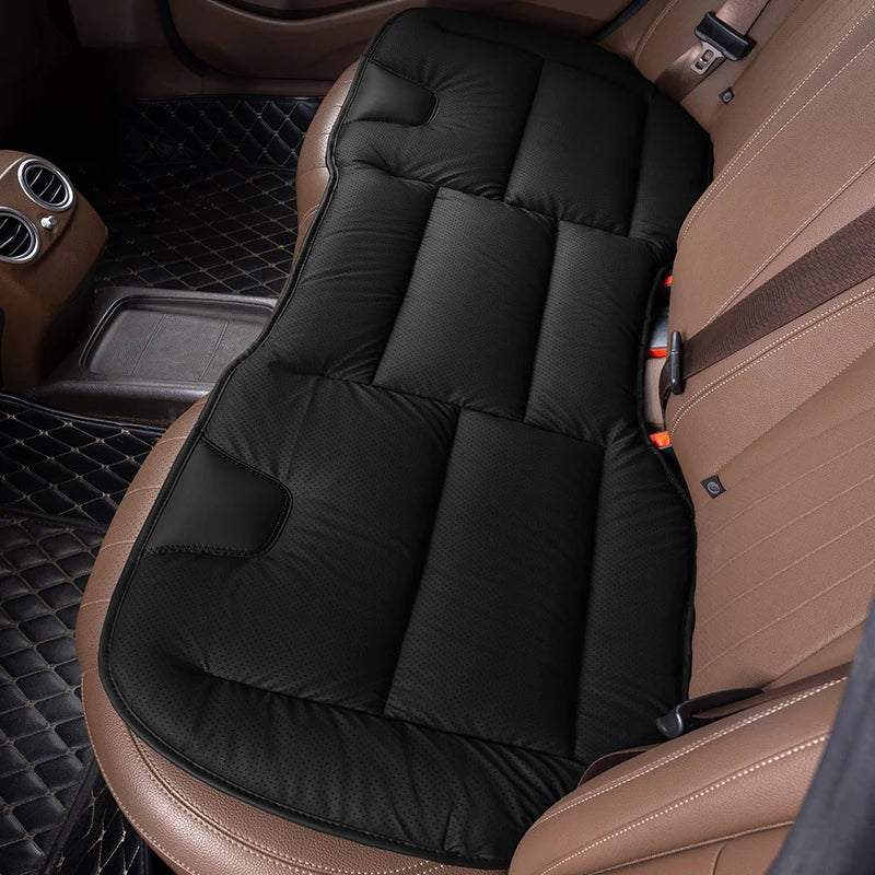 Universal Nappa Leather Rear Car Seat Cushion Seats Breathable Ventilated Comfort Seats Protection Pad Auto Accessories