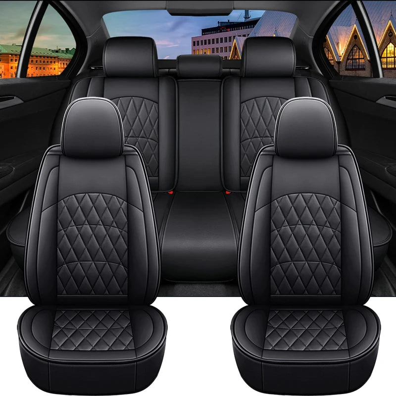 Full Coverage Universal Pu Leather Car Seat Covers for Mercedes All Car Models E-CLASS W210 W212 W213 W214 C207 Car Accessories