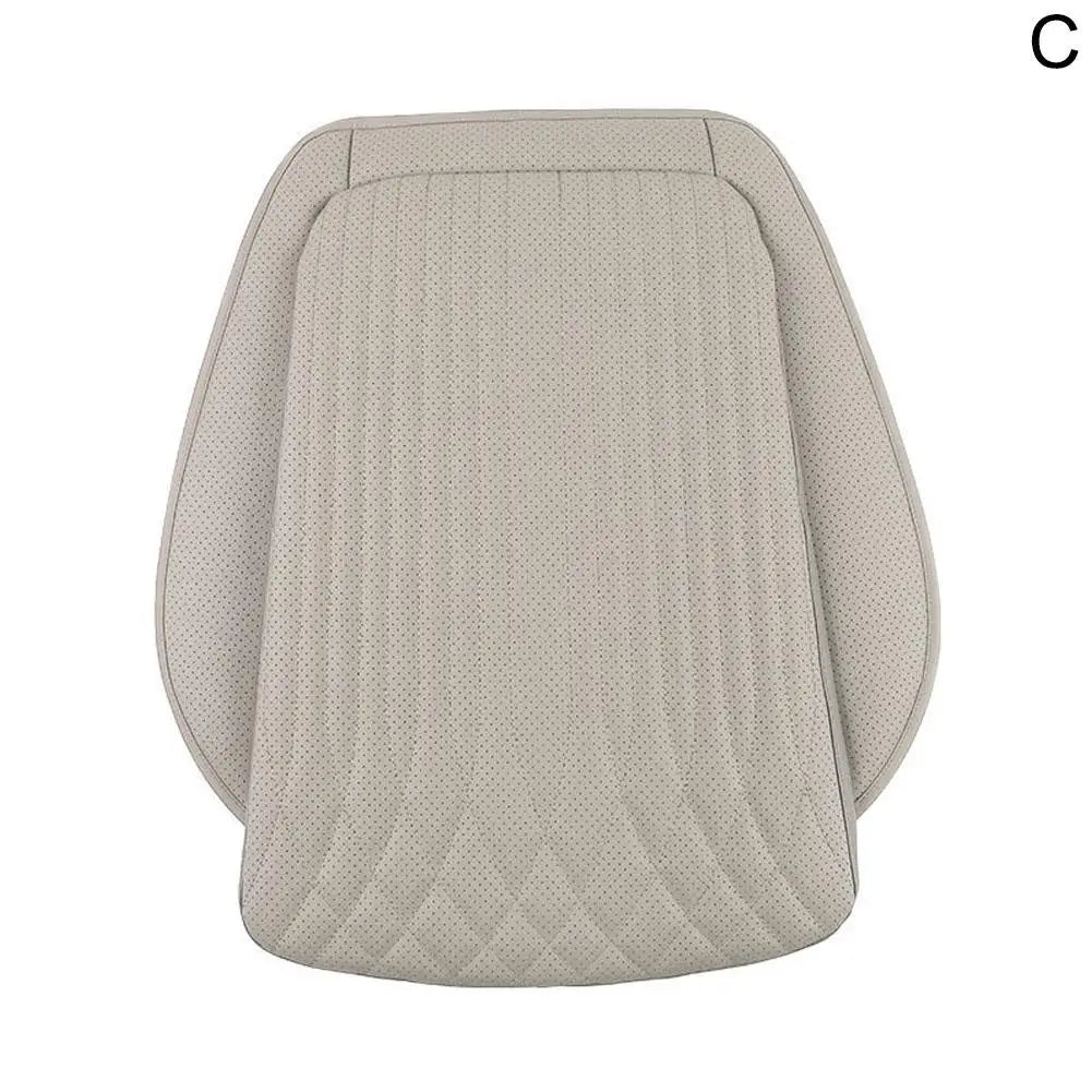 54cm Universal Car Seat Cushion - Breathable Leather with Non-Slip Grip, High Rebound Sponge Support Pad for Commercial Vehicles