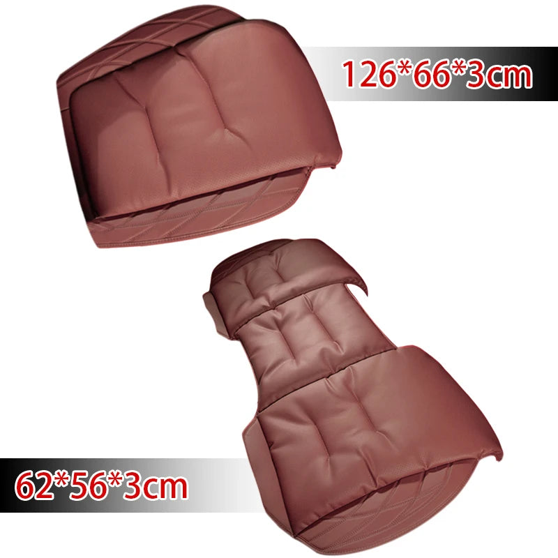 Super Comfort Nappa Leather Car Seat Cover Soft Seat Thicken Cushion Four-season Universal Luxury Auto Nterior Upgrade Men Women