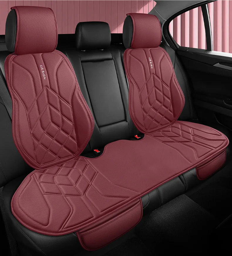 High Quality Universal Car Seat Cover Four Season Perforated Leather Breathable Comfortable Saddle Pad for Car Seats Protection