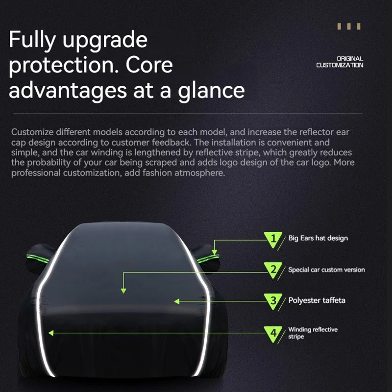 For Mercedes-Benz G-CLASS Outdoor Protection Full Car Covers Snow Cover Sunshade Waterproof Dustproof Exterior Car accessories
