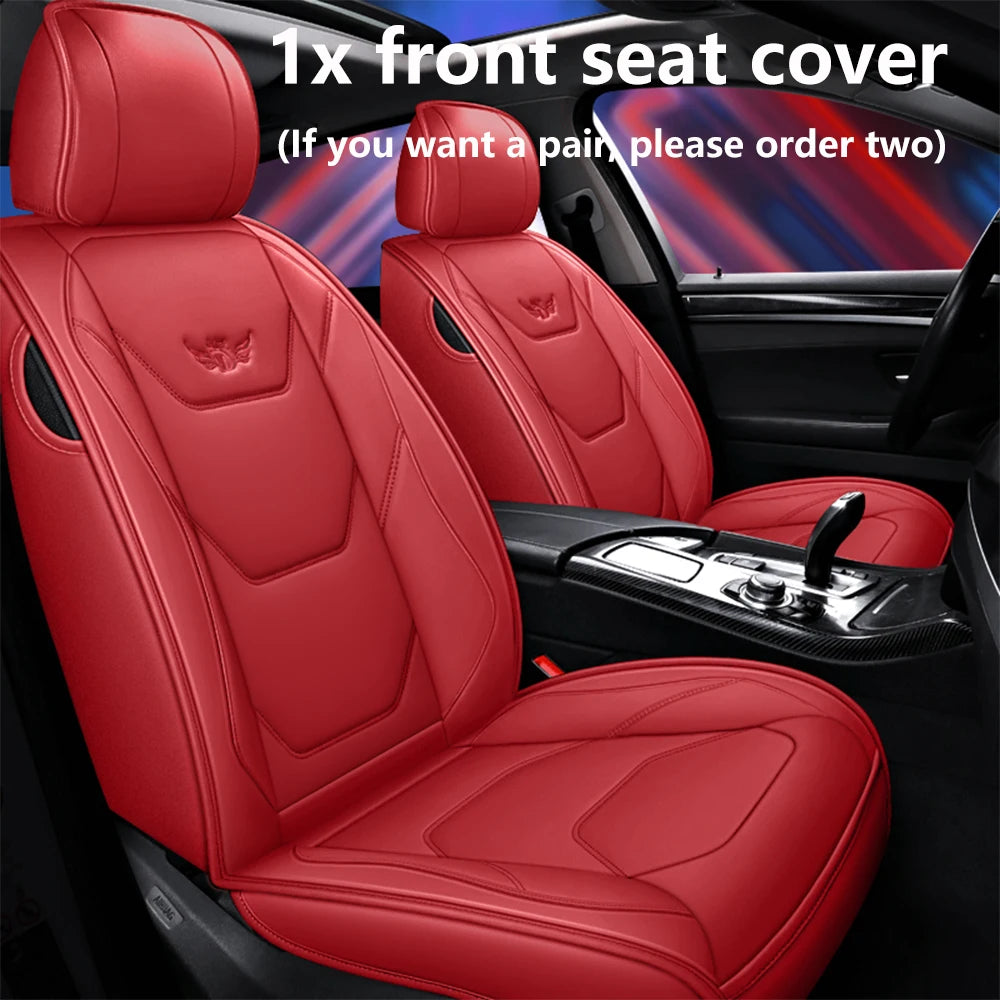 Universal Leather Car Seat Covers for for Subaru Legacy 2014 2022 Impreza XV Forester 2010 2015 Outback 2012 Auto Accessories
