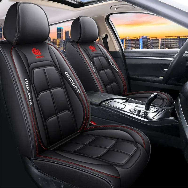 Car seat cushion full surround all season universal leather seat cover wear-resistant, dirt resistant, breathable car seat cover