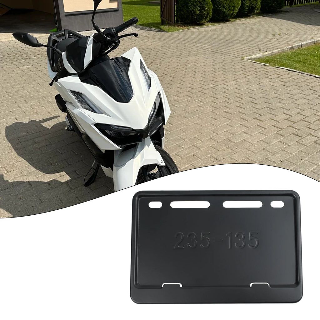 1PC Motorcycle License Plate Frame For Philippine Motorcycle License Plate Frame Carbon Fiber  Rustproof Motorcycle Plate Holder