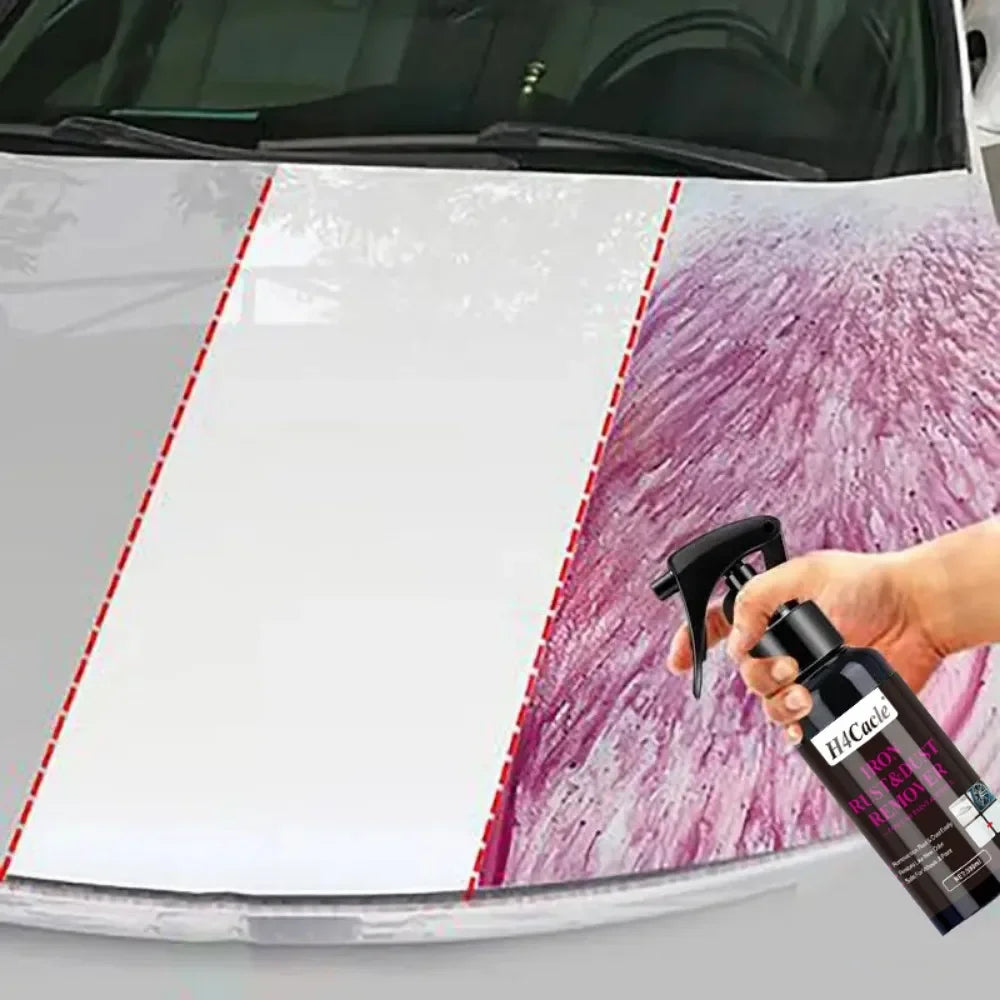 H4Cacle Car Paint & Wheel Iron Particles Powder Cleaning Super Rust Dust Remover Spray Metal Surface Defender Auto Rim Cleaner