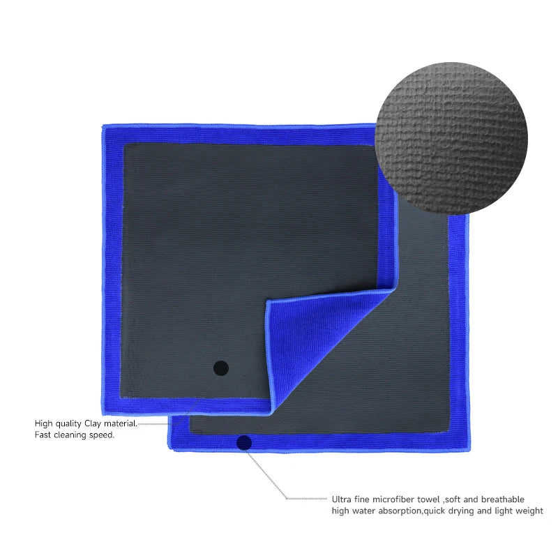 DETAILING Car Cleaning Towel Magic Clay Cloth For Car Detailing Clay Bar Towel Washing Tool Accessories
