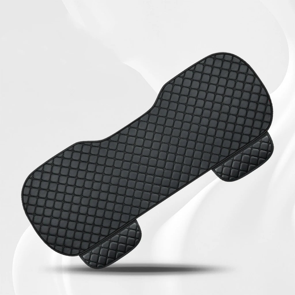 Car seat cushion leather all season universal 7-piece set, single seat anti slip, wear-resistant, no tie, portable rear five sea