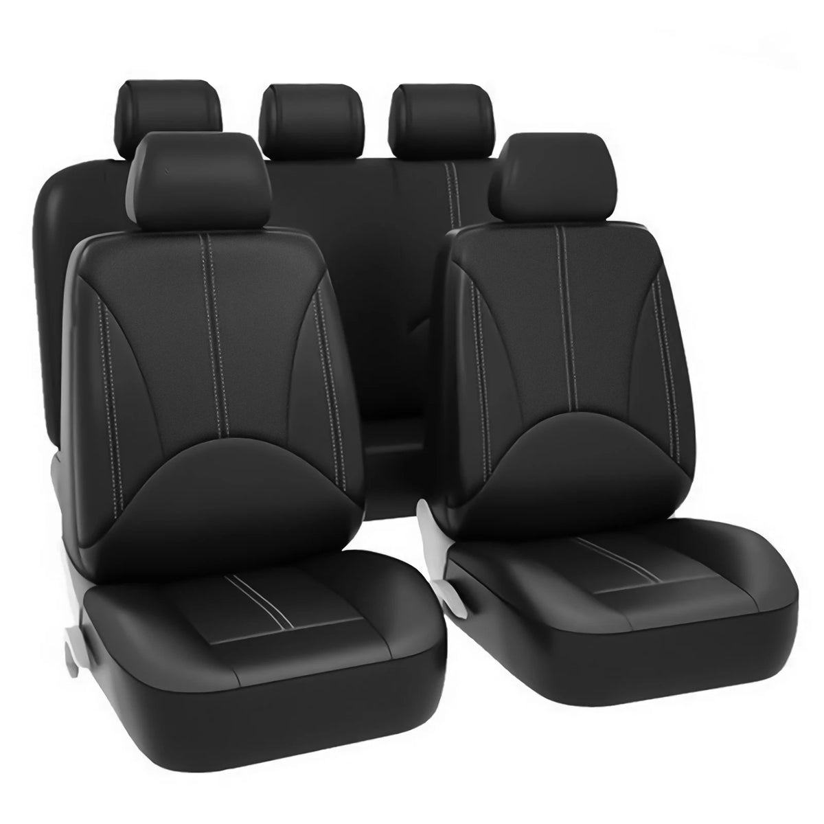 Car Seat Covers PU Leather Full Set Breathable Comfortable Protector Universal Waterproof Car Seat Cover Interior Accessories