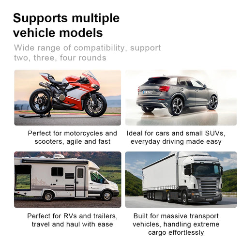 2026 Bluetooth External Tire Pressure Monitor BT TPMS Sensor For Motorcycle Car Van RV and Truck APP View 6 Major Abnormal Alarm - AliExpress 34
