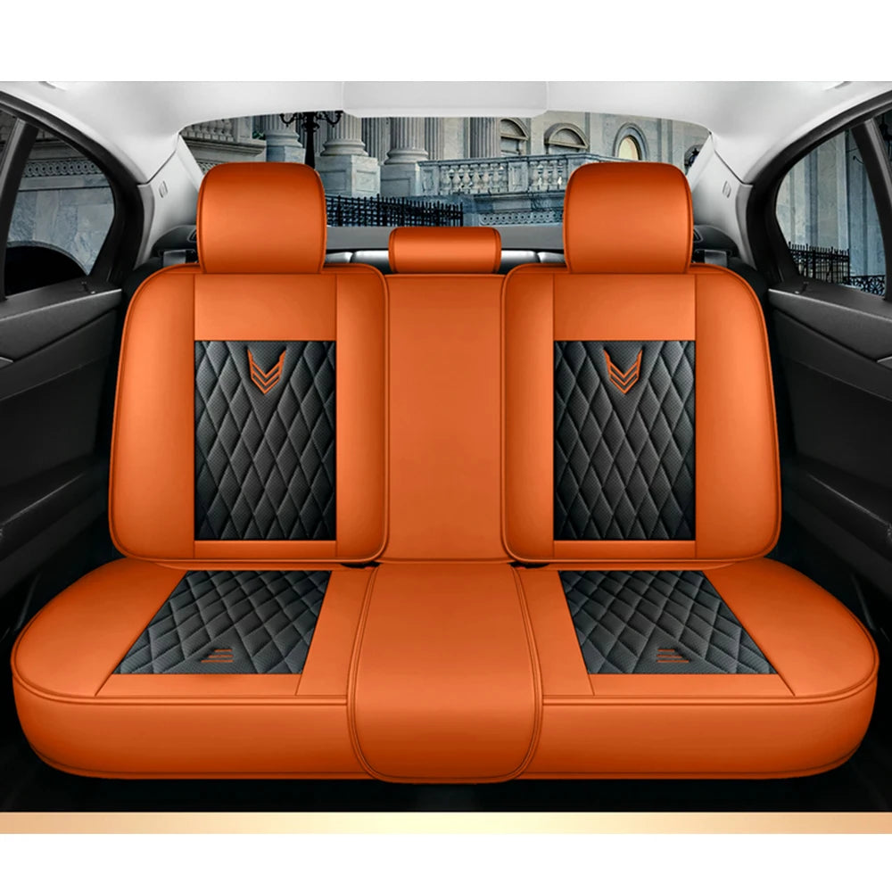 Universal Leather Car Seat Covers for Lada Granta Vesta SW Cross 2114 Xray Kalina Largus Interior Accessories for Vehicle Parts