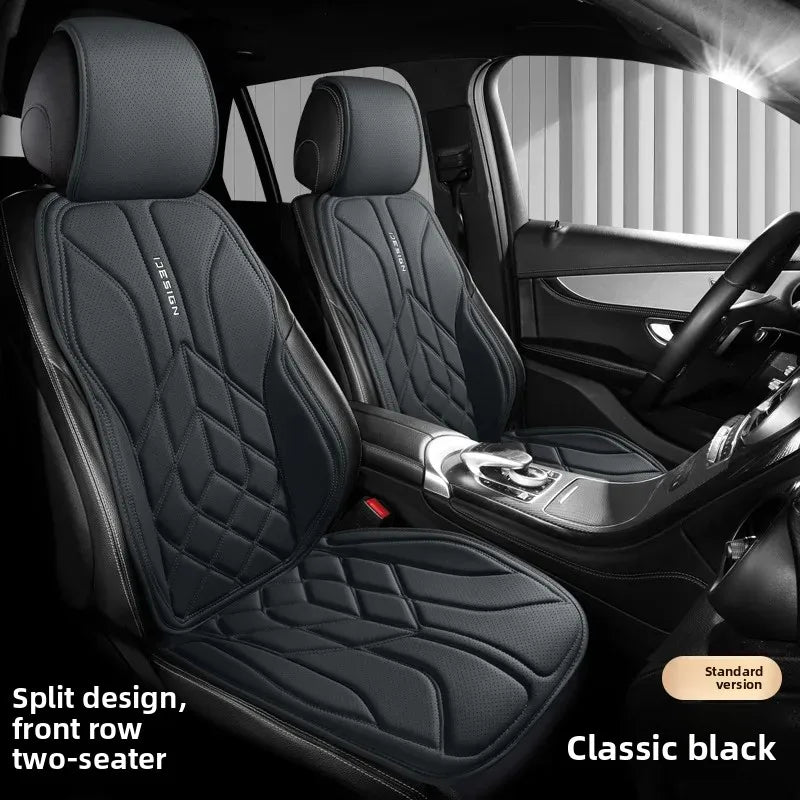 High Quality Universal Car Seat Cover Four Season Perforated Leather Breathable Comfortable Saddle Pad for Car Seats Protection