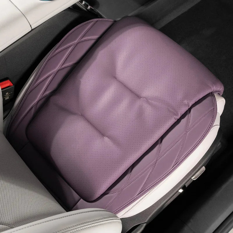Super Comfort Nappa Leather Car Seat Cover Soft Seat Thicken Cushion Four-season Universal Luxury Auto Nterior Upgrade Men Women
